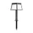 Eglo Spike Light Altilia Solar Black 7W 790lm - 830 Warm White | IP65 - Motion Sensor