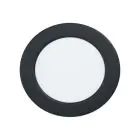 Eglo Recessed Spot Bathroom Fueva 6 Plastic Black 6.3W 720lm - 827-840-865 CCT